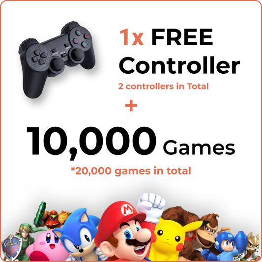 Extra 10,000 games + 1x FREE Controller
